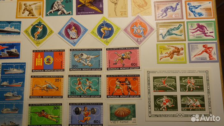 Чистые марки и блоки