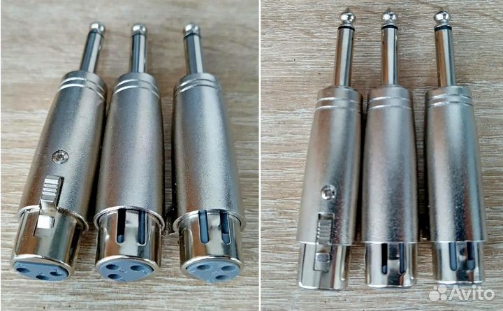 Переходники Jack / miniJack / RCA / XLR3