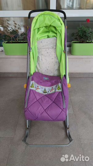 Санки коляска ника kids