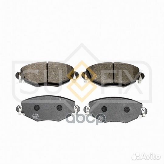 Колодки тормозные дисковые перед прав/лев