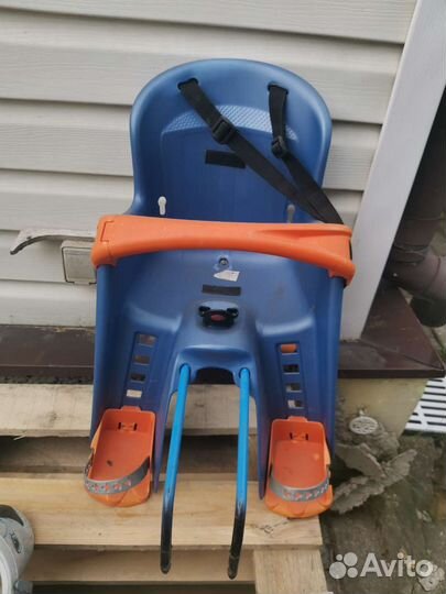 Детское велокресло на раму на багажник