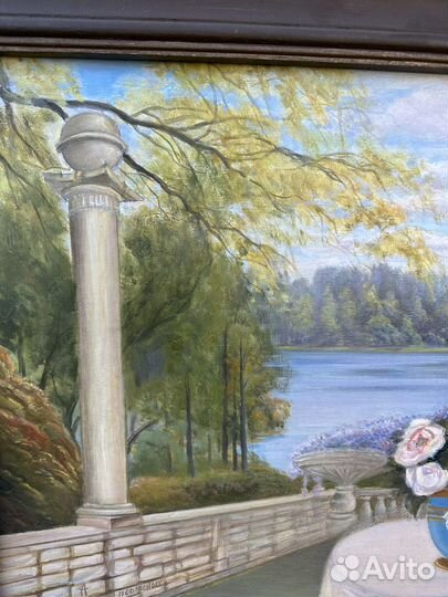 Картина маслом Дневной Моцион А.М. Подлесных (сзр)