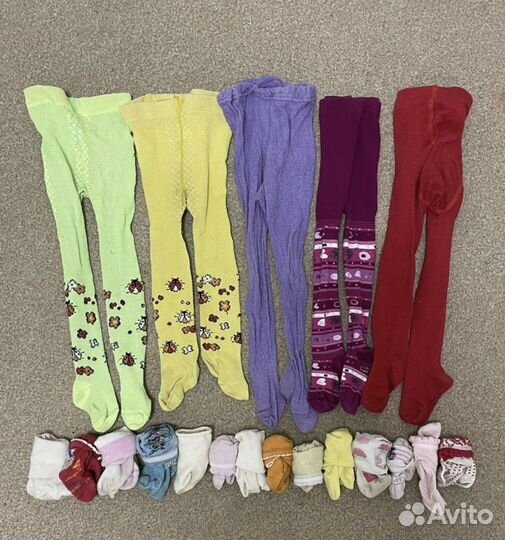 Два пакета одежды на девочку 1-3 года