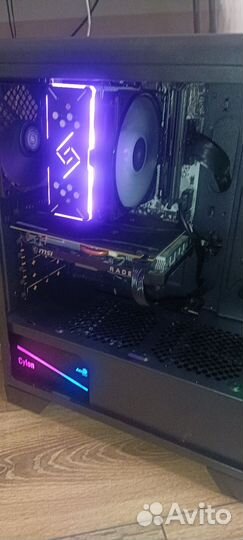 Игровой пк ryzen 5 5600, 16 озу, rx5500xt, ssd