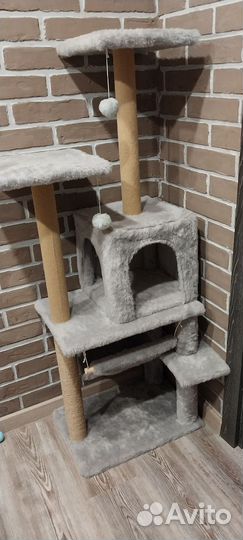 Домик для кошки с когтеточкой