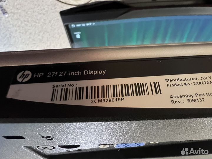 Монитор HP 27f