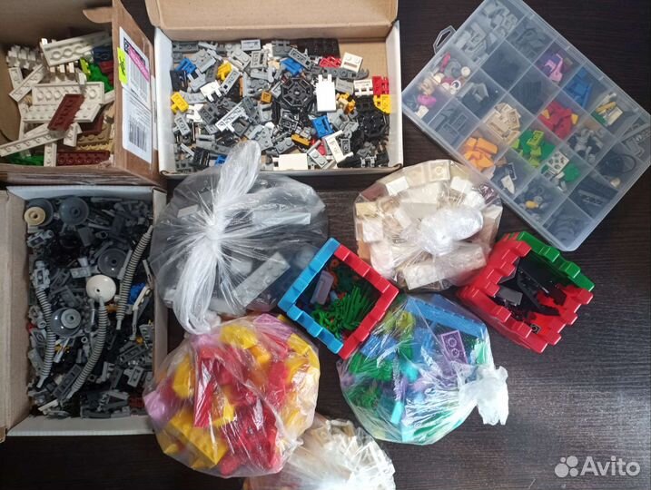 Лего россыпью 8-9 кг