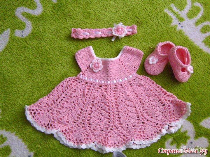 Платье с повязкой для девочки