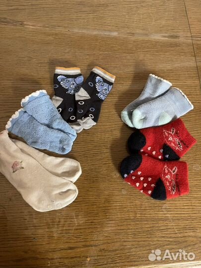 Пинетки и носочки до года