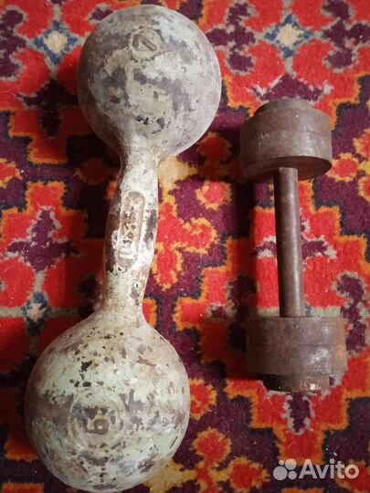 Гантели 6-7кг, 1,5кг