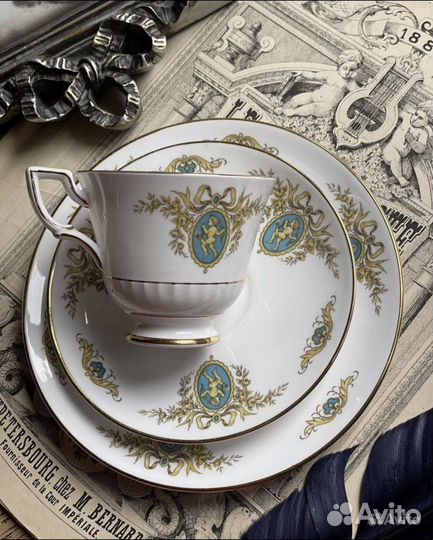 Винтажные кофейные пары и трио