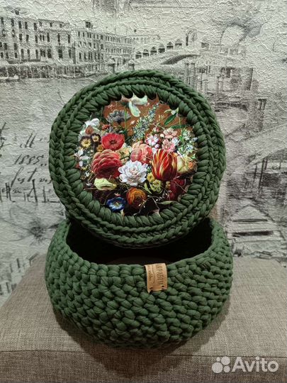 Корзина ручной работы