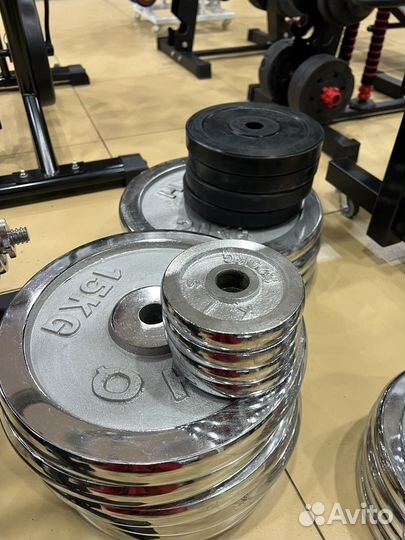 Диски блины для штанги 15 кг