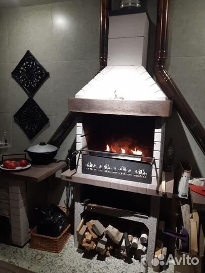 Печь барбекю «Принц» (мангал), белая. С гарантией