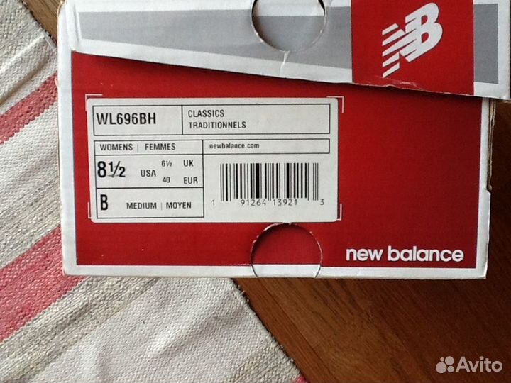 Кроссовки New Balance женские б\у оригинал