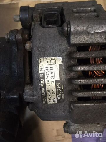 Генератор hyundai santa fe 2.2 дизель