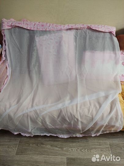 Комплект в кроватку с балдахином