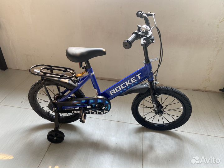 Велосипед детский 2-х колесный 16, синий