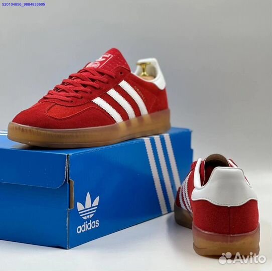 Кроссовки Adidas Gazelle Red (Арт.96692)