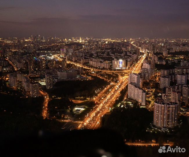 Вечерний Полет над Москвой с фотосессией