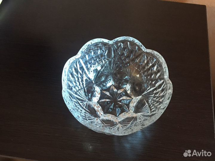 Салатник хрустальный