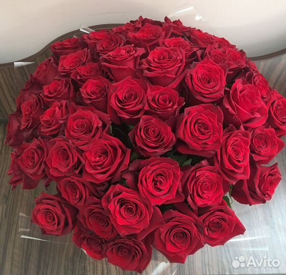 Букет 25 красных роз