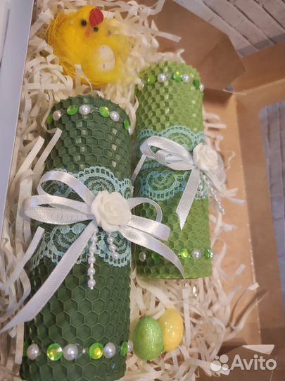 Свечи из вощины. Набор