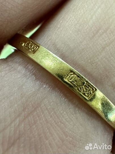 Золотой комплект с бриллиантами 750 СССР