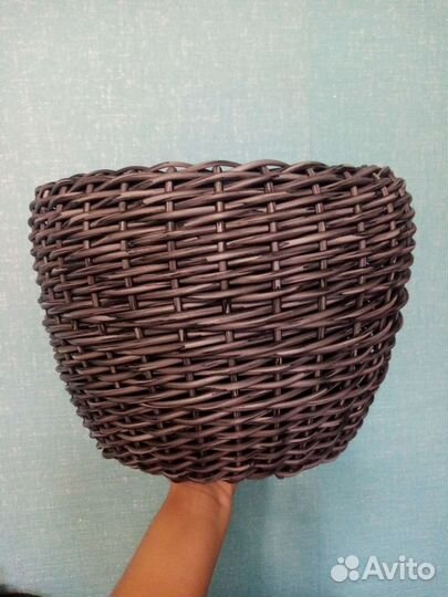Кашпо из ротанга