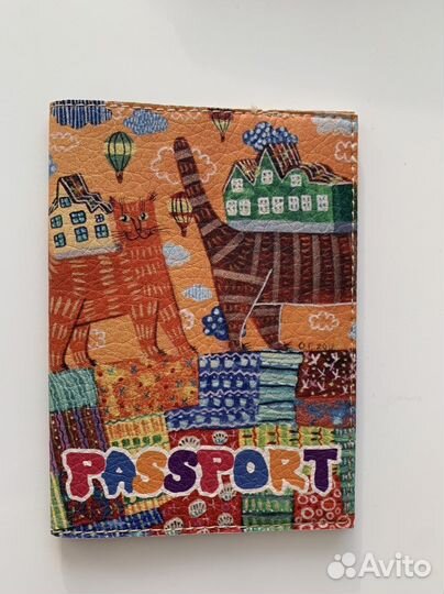 Обложка на паспорт кожаная