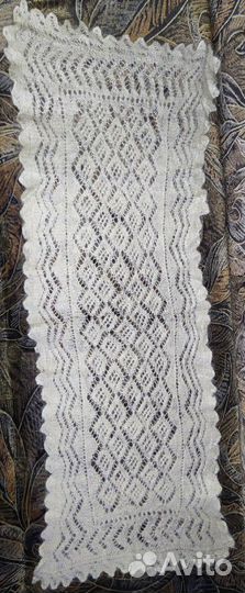 Пуховой платок-паутинка, Пуховый шарф-паутинка