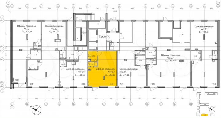 Продам помещение свободного назначения, 54.16 м²