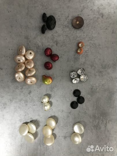 Винтажные пуговицы Чехословакия