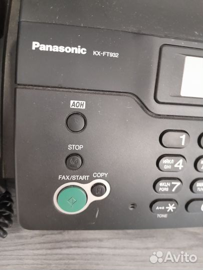 Телефон факс panasonic