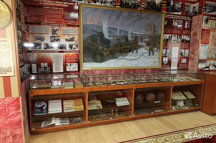 Стеклянная витрина для музея