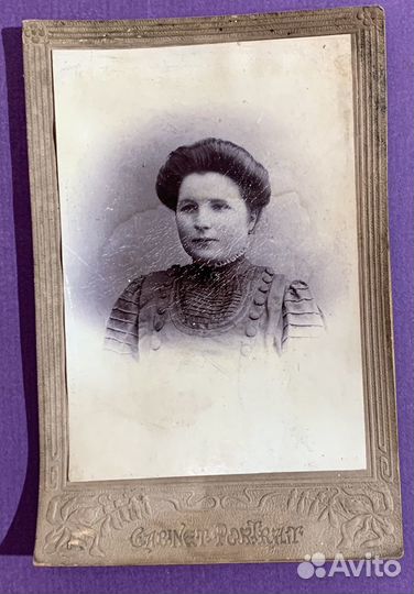 Женский портрет 1900-1910гг, cabinet portrait