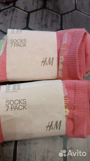 Носки hm новые в наборе 31 32 33 34 35 36 37 38 39