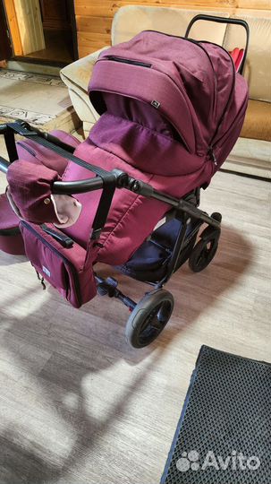 Коляска adamex 3 в 1 бу