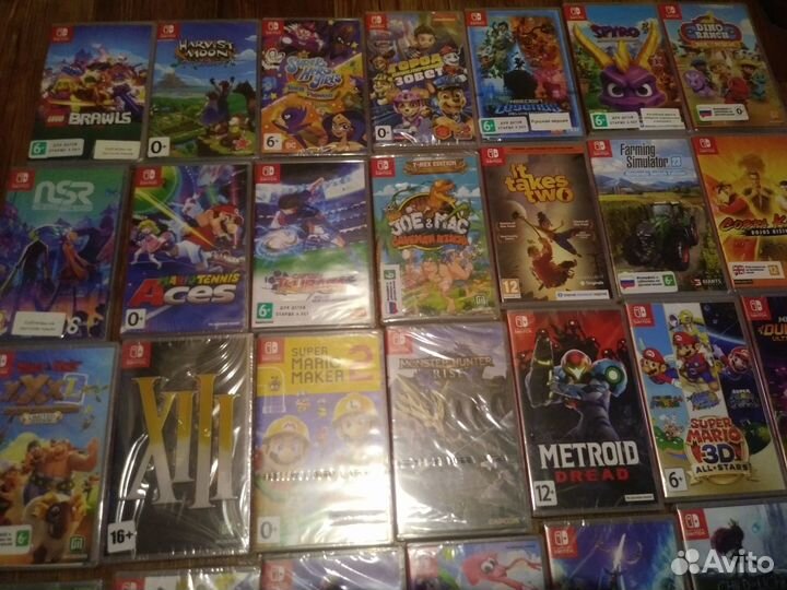 Игры для nintendo switch катриджи