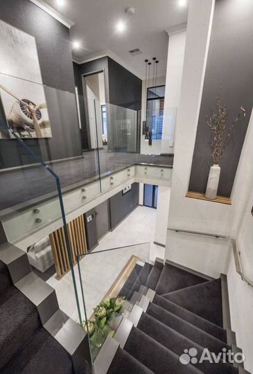 Стеклянные перила для лестниц