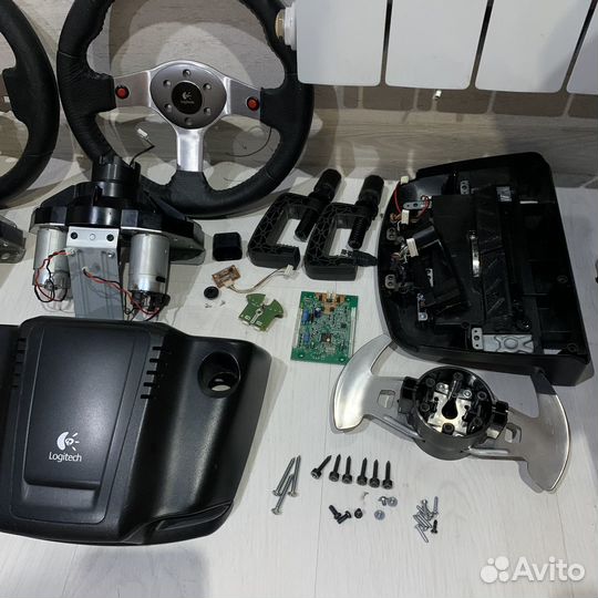 База Logitech G27 - G25 разбор