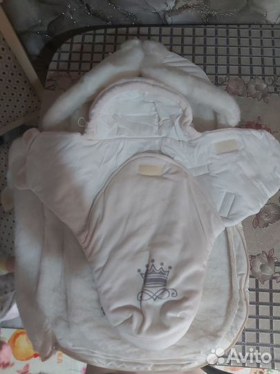 Конверт на выписку зимний для девочки