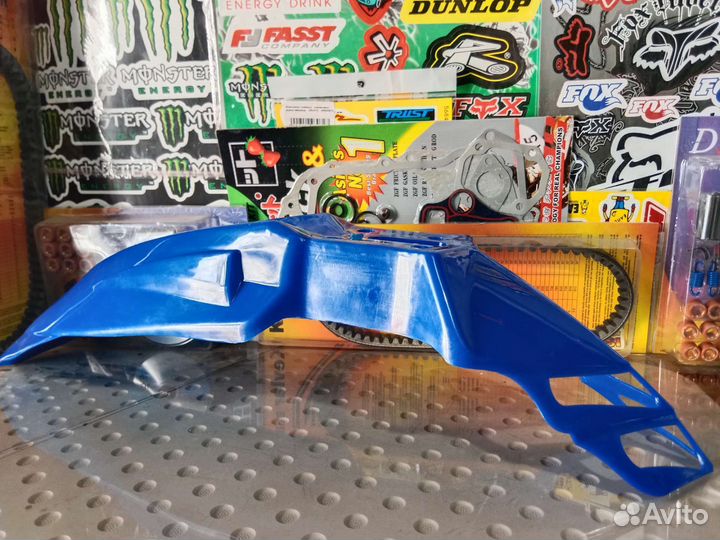 Крыло на кроссовый мотоцикл синее