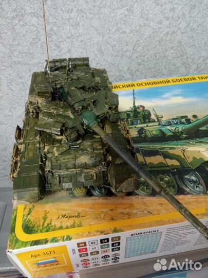 Модель танка Т-90, конструктор звезда