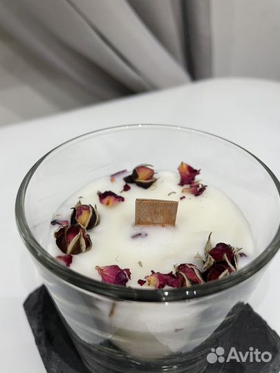 Ароматическая свеча ручной работы