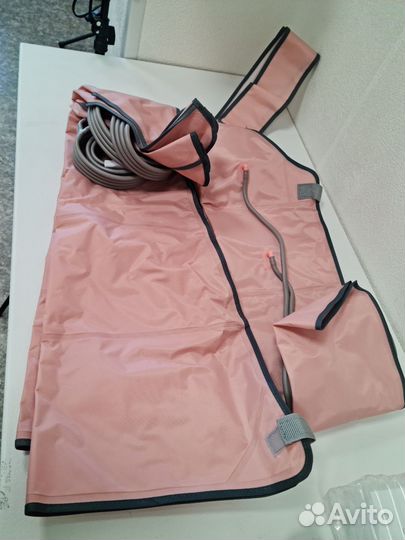 Лимфодренажный массажер для тела, розовый