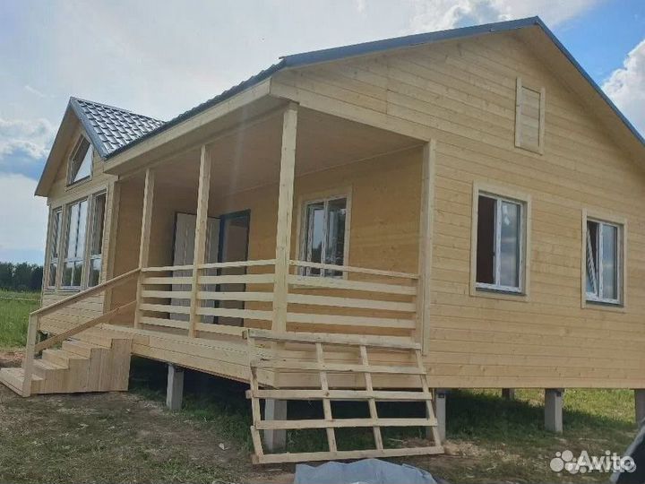 Каркасный дачный домик