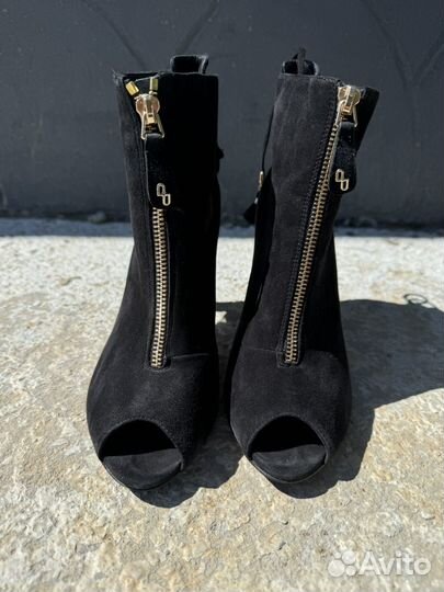 Ботильоны с открытым носом эконика