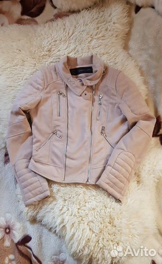 Замшевая куртка косуха размер 40 на девочку S