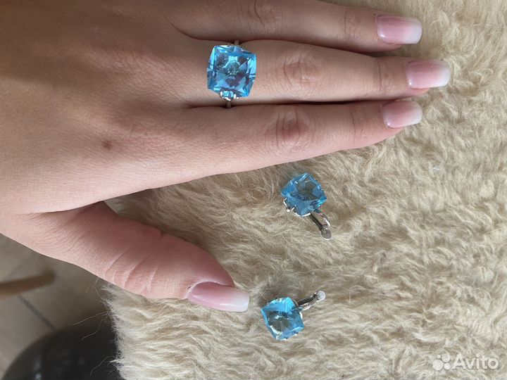 Серьги серебро